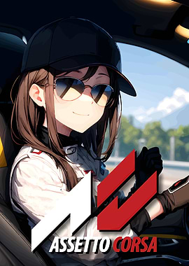 Assetto Corsa Anime Girl Driver