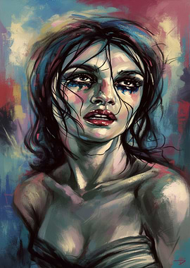 Expressive Portrait of a Woman