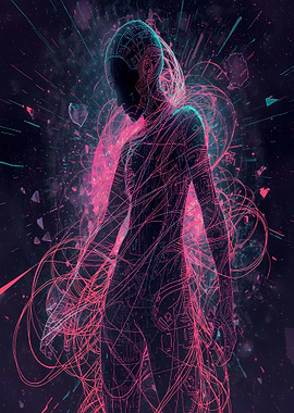 Cyberpunk Woman Digital Art