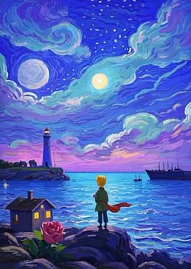 The Little Prince by the Sea