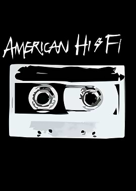 American Hi-Fi Cassette Tape Art