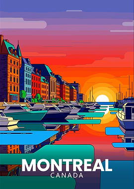 Montreal Canada Cityscape Travel