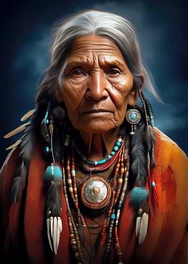 Native American Elder Portrait