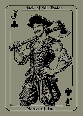 Jack of All Trades Playing Card