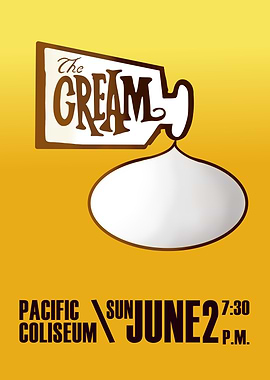 The Cream Concert Poster