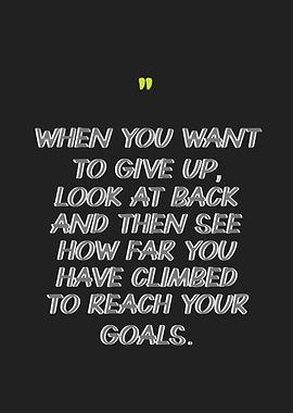 Inspirational Quote on Dark Background