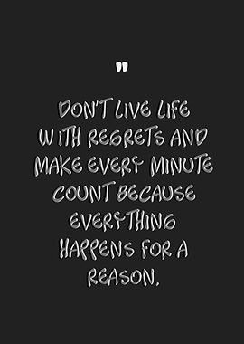 Inspirational Quote on Dark Background