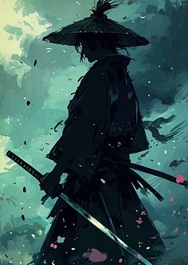 Samurai Warrior with Katana