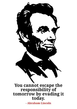 Abraham Lincoln Quote Portrait