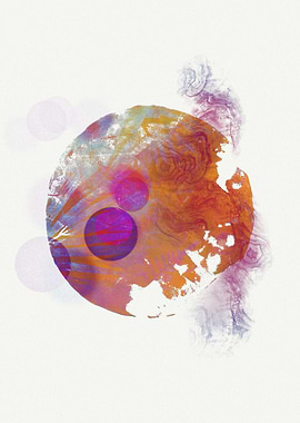 Abstract Planetary Art