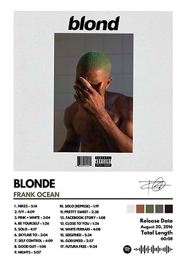 Frank Ocean Blonde Album Cover