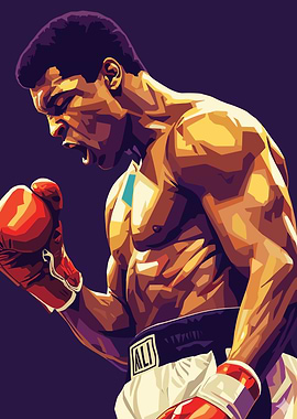 Muhammad Ali Boxing Champion Art