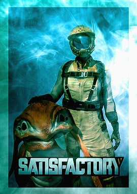 Satisfactory Game Poster