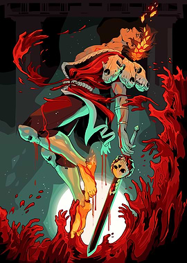 Zagreus from Hades game fanart