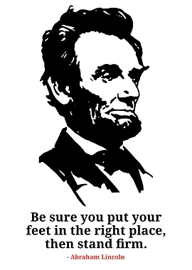 Abraham Lincoln Quote Portrait