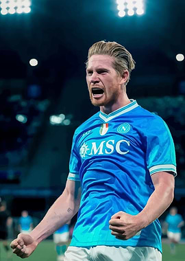 Soccer Player Celebrating Goal