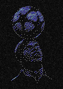 Soccer Ball and Player Outline