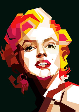 60s Beautiful Women Actress Film Pop Art