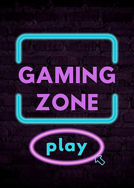 Gaming Zone Neon Sign