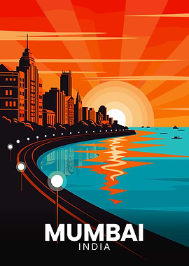 Mumbai India Cityscape Travel