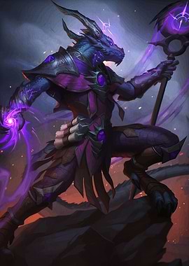 Dragon Mage Purple Magic