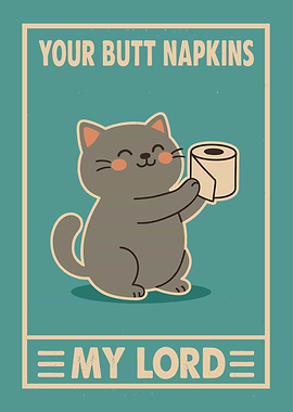 Your Butt Napkins My Lord Cat