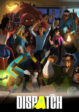 Dispatch All Character Superhero Illustration Art