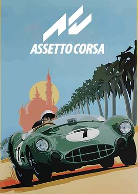 Assetto Corsa Vintage Racing Poster