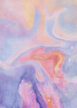 Pastel Swirl Abstract Art
