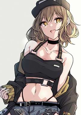 Anime Girl in Urban Fashion