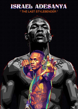 Israel Adesanya 'The Last Stylebender' Art