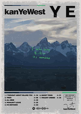 Kanye West YE Album art
