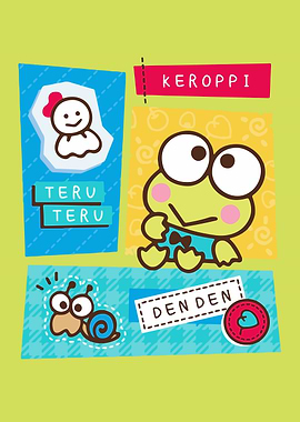 Keroppi and Friends Collage