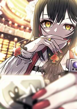 Anime Girl at Casino