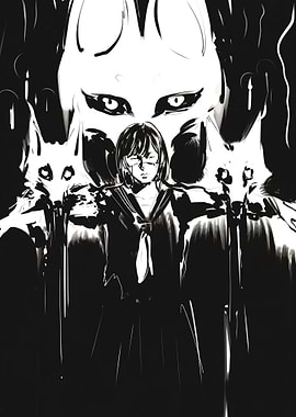 Girl with Fox Spirits