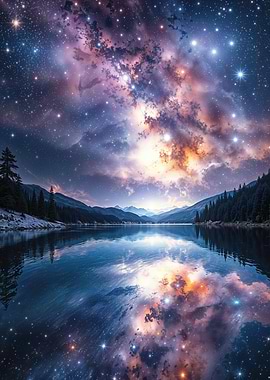 Cosmic Reflections on Lake