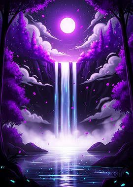 Waterfall Fantasy Landscape