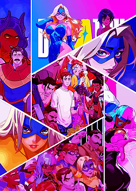 Invincible characters collage
