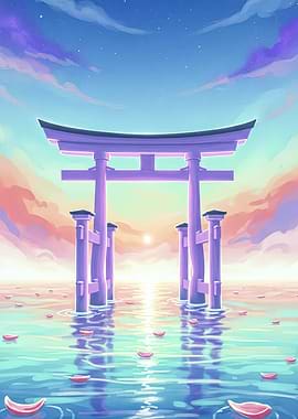 Torii Gate in Water