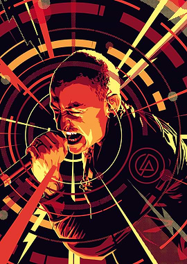 Chester Bennington Vector Art