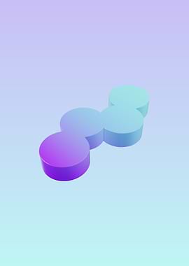 Abstract Gradient Geometric Shape