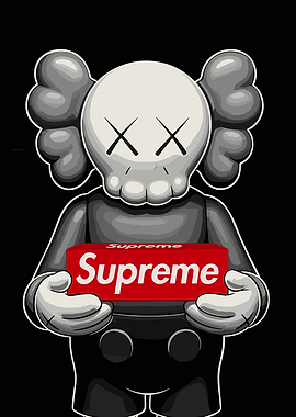 KAWS Holding Supreme Box Logo