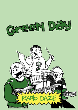 Green Day Radio Daze Cartoon