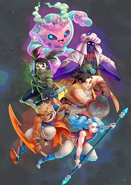 Fantasy Team Pixel Art