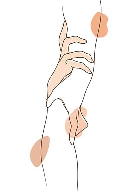 Minimalist Hand Illustration