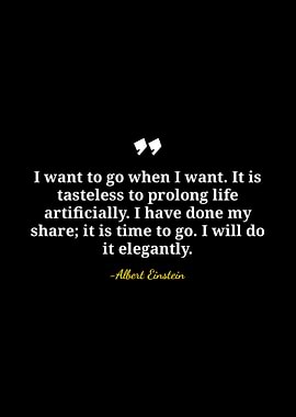 Albert Einstein Quote on Black