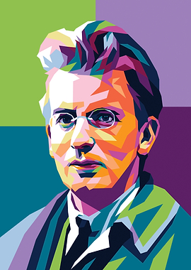 john logie baird Pop Art Portrait