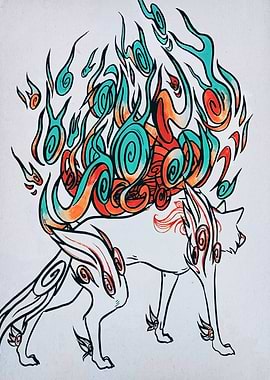 Okami Amaterasu Artwork