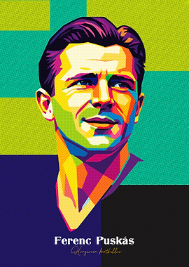 Ferenc Puskás Portrait