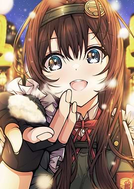 Anime Girl with Steampunk Headband